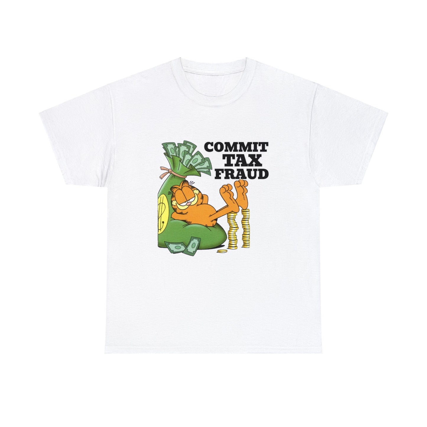 GARFIELD TAX FRAUD SHIRT