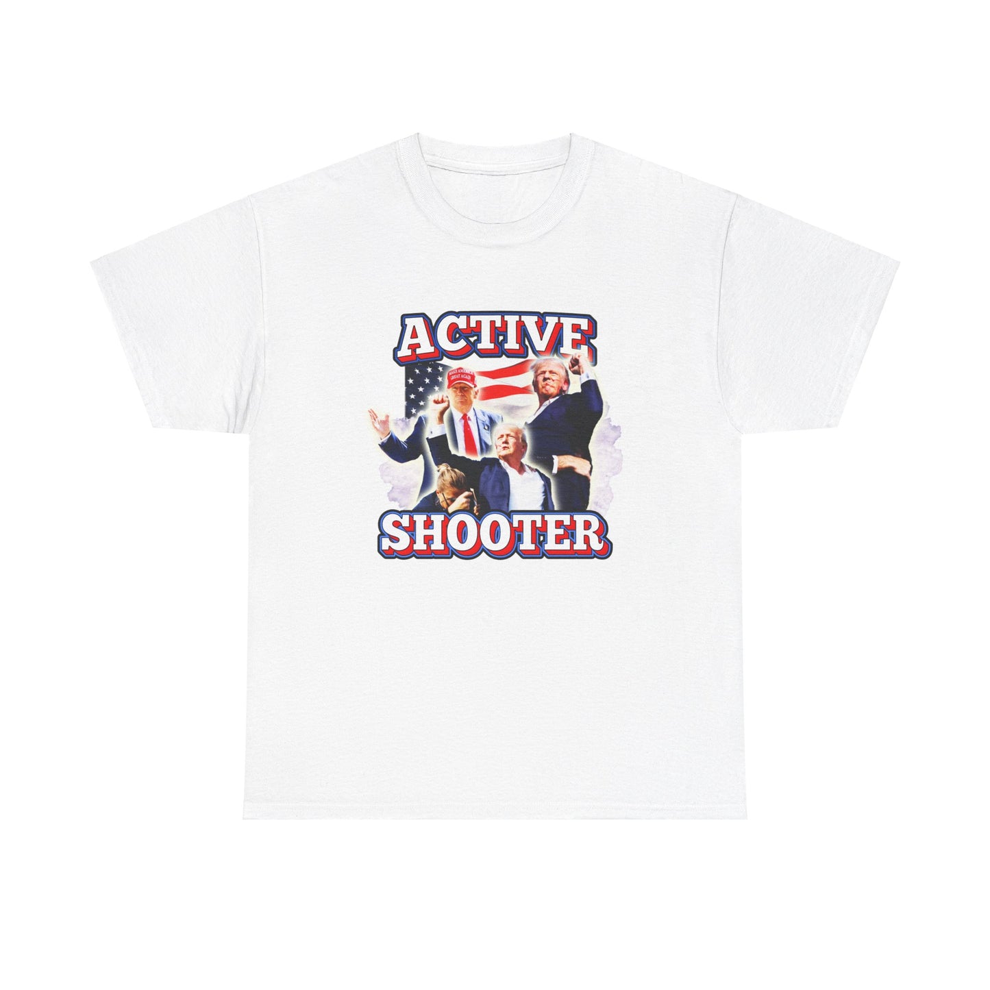 ACTIVE SHOOTER TRUMP SHIRT