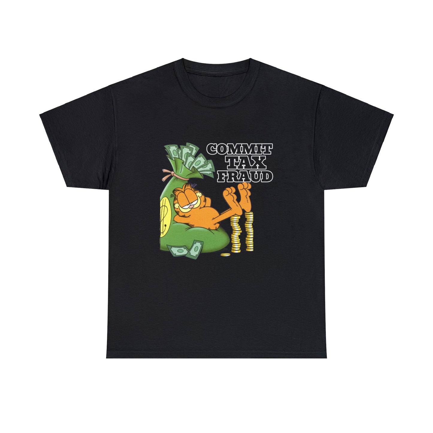 GARFIELD TAX FRAUD SHIRT