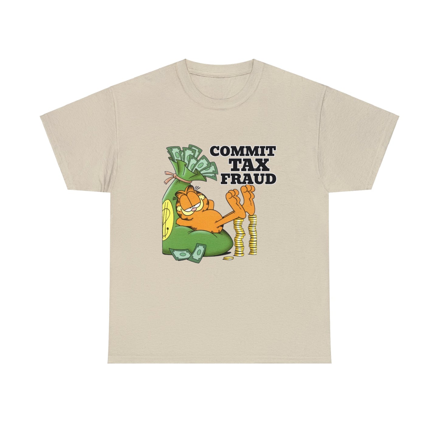 GARFIELD TAX FRAUD SHIRT